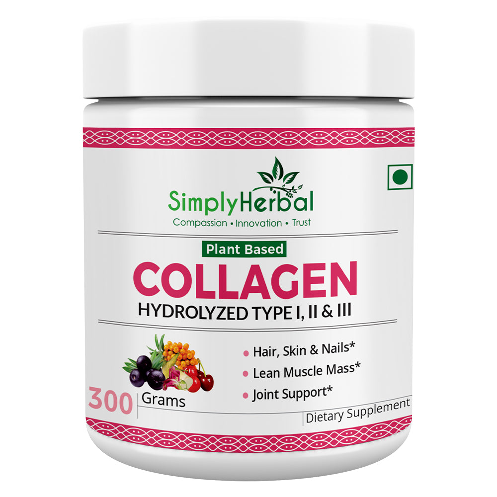Simply Herbal PlantBased Collagen Powder Peptide Builder With Vitamin