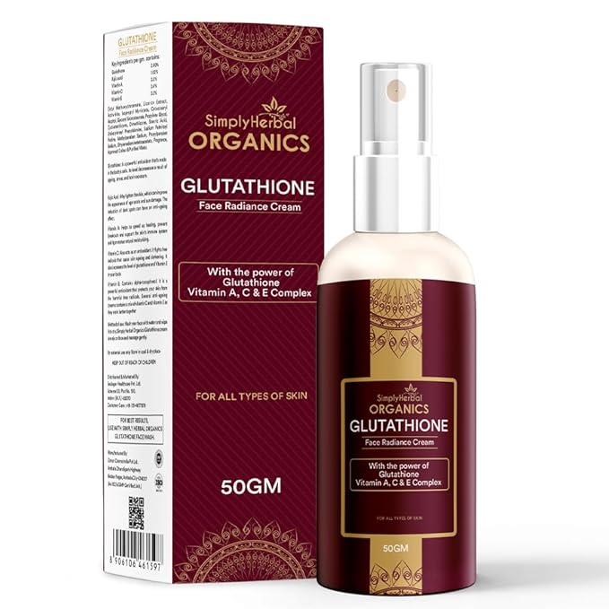 Simply Herbal L-Glutathione Skin Brightening Whitening Cream With Vita SimplyHerbal Simply Herbal L-Glutathione Skin Brightening Whitening Cream With Vita SimplyHerbal
