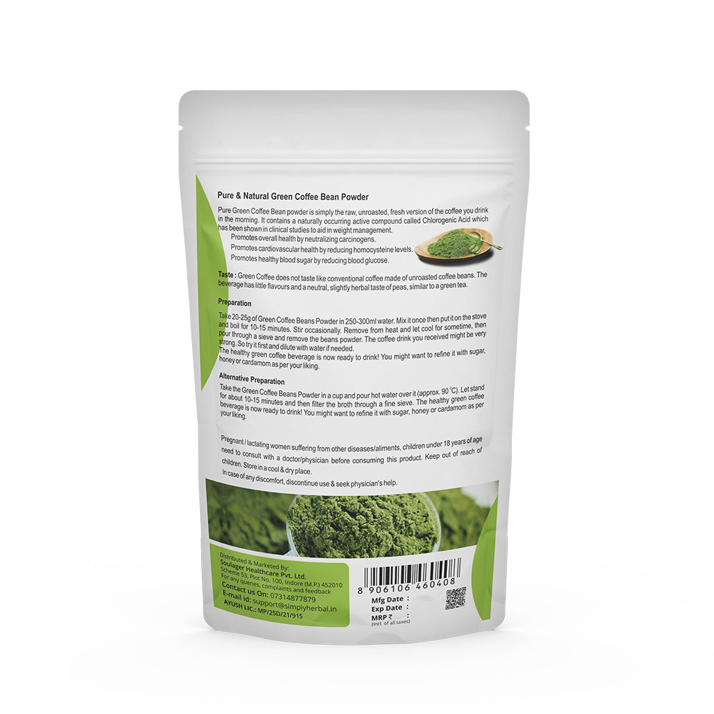 Green Coffee Beans Powder