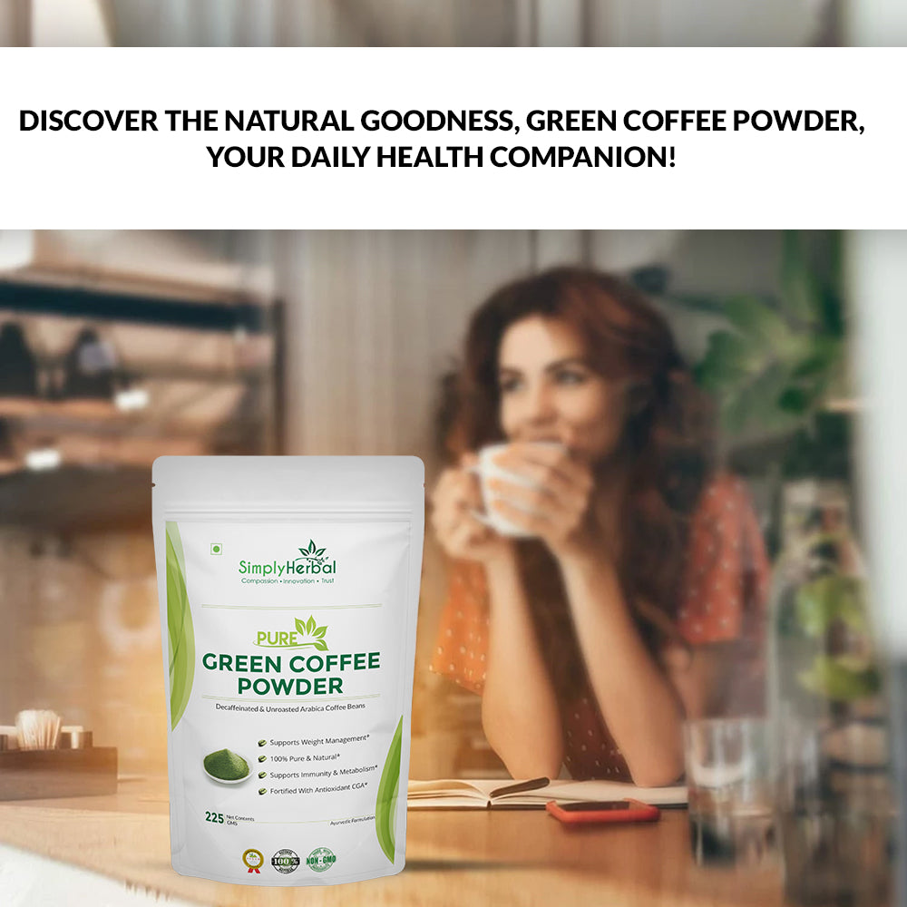 Pure Green Coffee Beans Powder