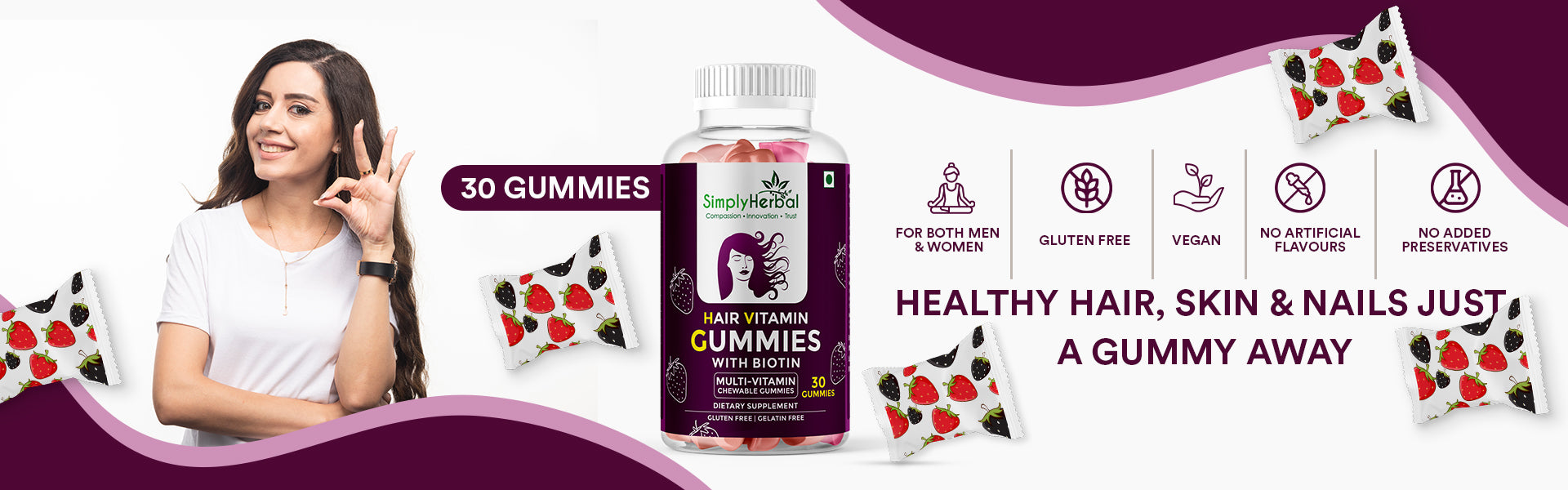 Simply Herbal Hair_Vitamin_Gummies_with_Biotin_3