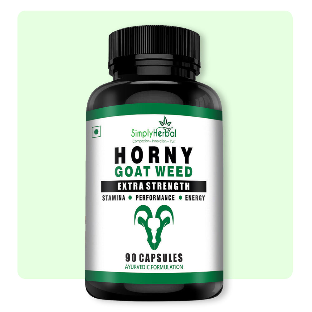 Simply Herbal Horny Goat Weed with Maca Root Extract 800Mg-90 Capsules