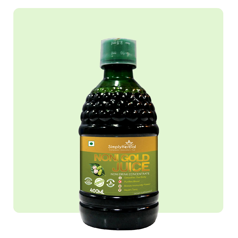 Simply Herbal Noni Gold Juice -Blood Purifier, Immunity & Body Detoxifiers Health Tonic -400ml