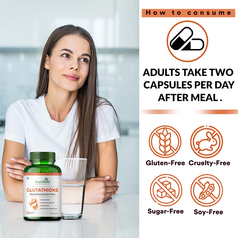 Simply Herbal Glutathione Capsules-60 Capsule
