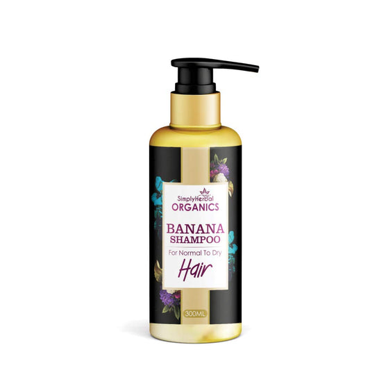 Simply Herbal Organics Banana Shampoo With Aloe Vera Extract (SLS Free)