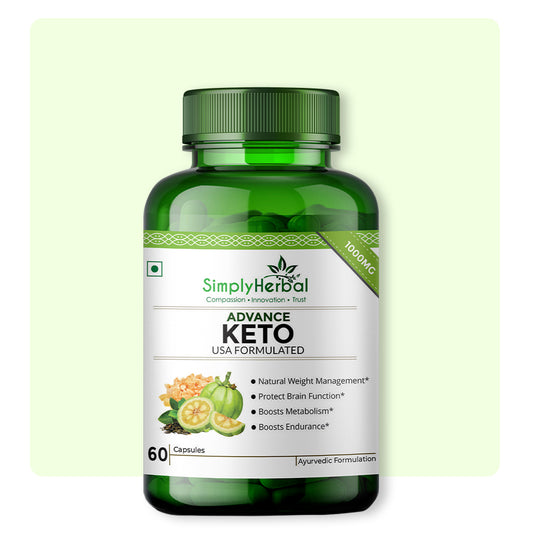 Simply Herbal Advanced Keto USA Formulated 1000mg - 60 Capsules