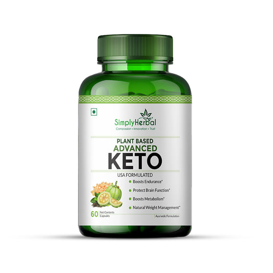 Simply Herbal Advanced Keto USA Formulated 1000mg - 60 Capsules