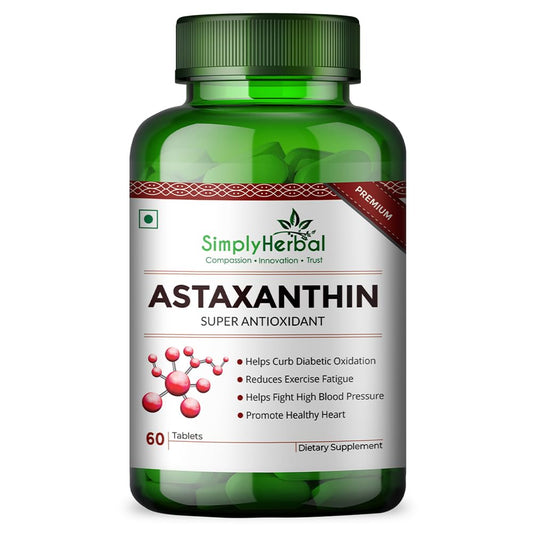 Simply Herbal Astaxanthin Supplement Tablets - 60 Tablets