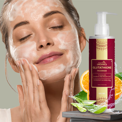 SimplyHerbal Glutathione Skin Lightening/Brightening Combo Pack ( Cream + Capsules + Facewash)  (3 Items In Set)