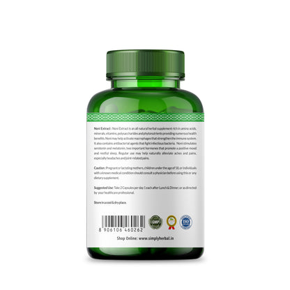 Simply Herbal Noni Extract 500mg - 60 Capsules